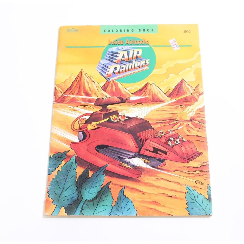 Air Raiders, Inside Airlandia, Coloring Book, Marvel, Vintage, ~ 250407-WH 345